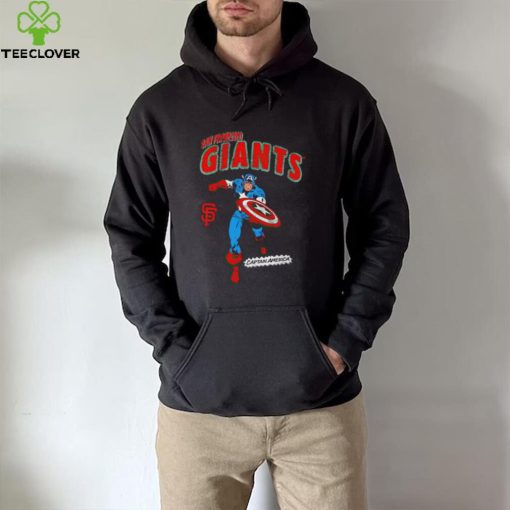 San Francisco Giants Captain America Marvel retro hoodie, sweater, longsleeve, shirt v-neck, t-shirt