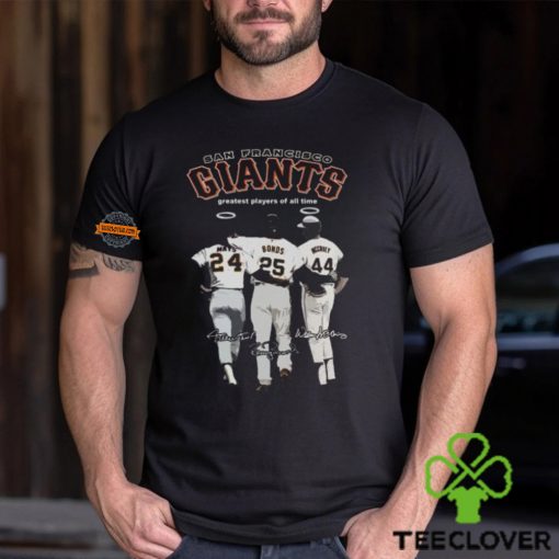 San Francisco Giants Greatest Players Of All Time Mays, Bonds And Mccovey T Shirt