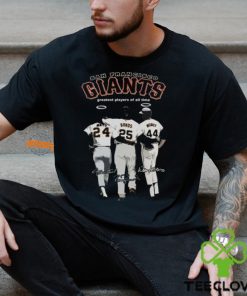 San Francisco Giants Greatest Players Of All Time Mays, Bonds And Mccovey T Shirt