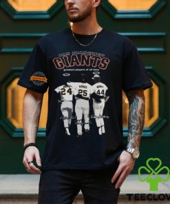 San Francisco Giants Greatest Players Of All Time Mays, Bonds And Mccovey T Shirt