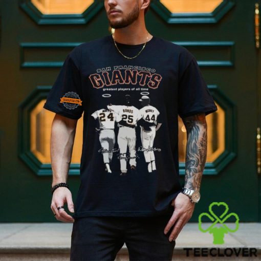 San Francisco Giants Greatest Players Of All Time Mays, Bonds And Mccovey T Shirt