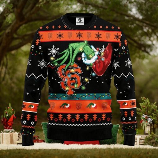 San Francisco Giants Grinch Christmas Ugly Sweater Christmas Gift For Fans Party Hoiliday Gift