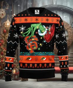 San Francisco Giants Grinch Christmas Ugly Sweater