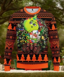 San Francisco Giants Grinch Hug Christmas Ugly Sweater