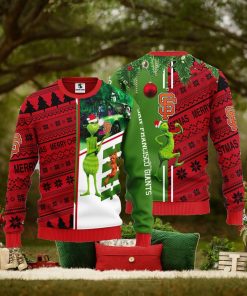 San Francisco Giants Grinch & Scooby doo Christmas Ugly Sweater 1