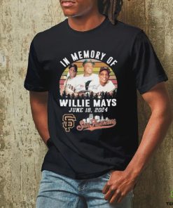 San Francisco Giants In Memory Of Willie Mays Rest In Peace Vintage 2024 Signature hoodie, sweater, longsleeve, shirt v-neck, t-shirt