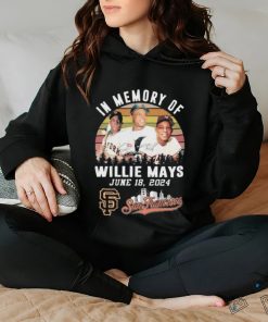 San Francisco Giants In Memory Of Willie Mays Rest In Peace Vintage 2024 Signature hoodie, sweater, longsleeve, shirt v-neck, t-shirt