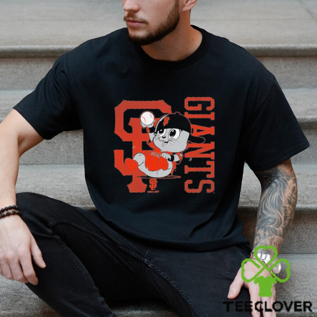 Infant San Francisco Giants Black Mascot T-Shirt