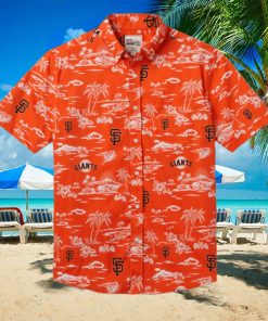 San Francisco Giants Kekai Performance Button Front Hawaiian Shirt Beach Summer Shirt 49ers Hawaiian Shirt