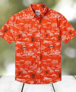 San Francisco Giants Kekai Performance Button Front Hawaiian Shirt Beach Summer Shirt 49ers Hawaiian Shirt