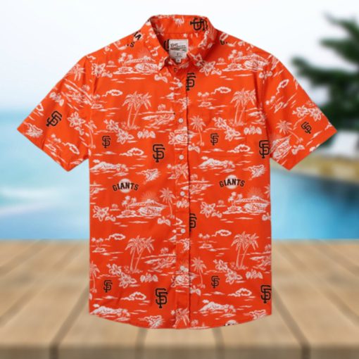 San Francisco Giants Kekai Performance Button Front Hawaiian Shirt Beach Summer Shirt  49ers Hawaiian Shirt