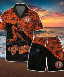 San Francisco Giants MLB Flower 3D Life Style Summer Hawaiian Shirt & Short