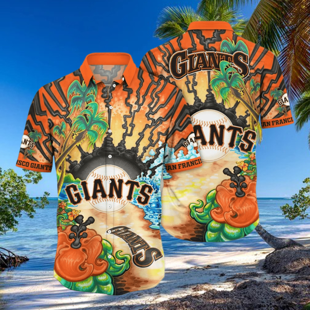 San Francisco Giants MLB Flower Hawaiian Shirt For Men Women Best Gift For Fans San Francisco Giants MLB Flower Hawaiian Shirt For Men Women Best Gift For Fans