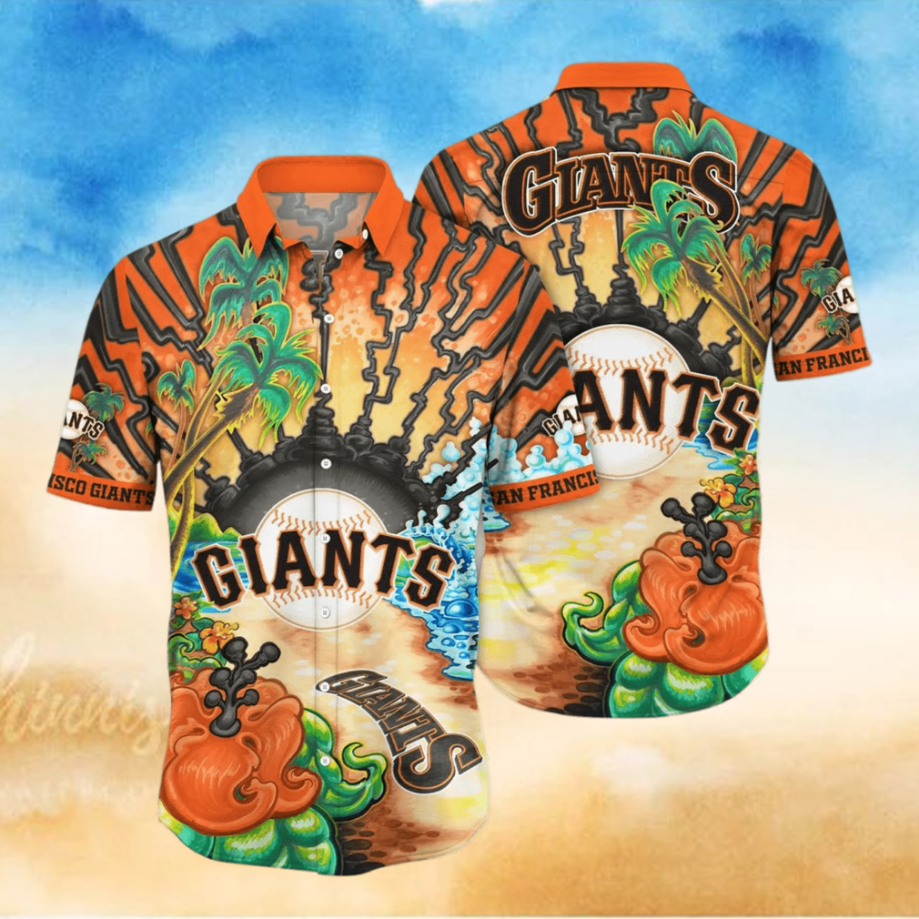 San Francisco Giants MLB Flower Hawaiian Shirt For Men Women Best Gift For Fans San Francisco Giants MLB Flower Hawaiian Shirt For Men Women Best Gift For Fans