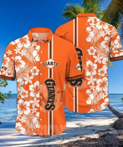 San Francisco Giants MLB Flower Unisex Full Printed Hawaiian Shirt