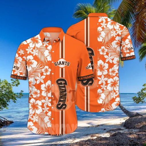 San Francisco Giants MLB Flower Unisex Full Printed Hawaiian Shirt