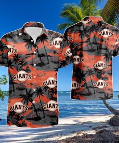 San Francisco Giants Mlb Tommy Bahama Summer Beach Hawaiian Shirt And Short