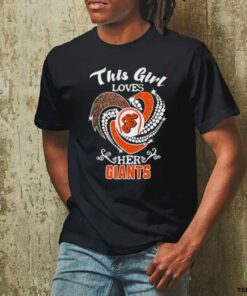 San Francisco Giants This girl loves her Giants t shirt black
