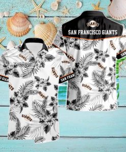 San Francisco Giants Tropical Floral Logo Hawaiian Shirt