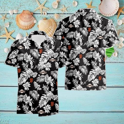 San Francisco Giants Tropical Leaf 3D Printed Aloha Hawaiian Shirt