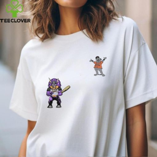 San Francisco Giants VS Colorado Rockies MLB 2024 mascot cartoon baseball shirt