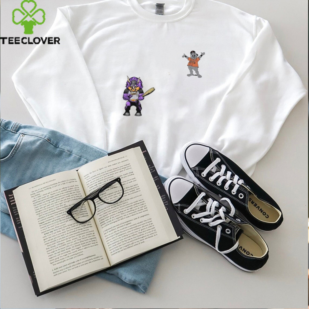 San Francisco Giants VS Colorado Rockies MLB 2024 mascot cartoon baseball shirt San Francisco Giants VS Colorado Rockies MLB 2024 mascot cartoon baseball shirt