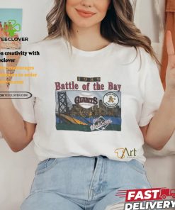 San Francisco Giants vs Oakland Athletic battle of the bay 1989 vintage shirt 2 San Francisco Giants vs Oakland Athletic battle of the bay 1989 vintage shirt