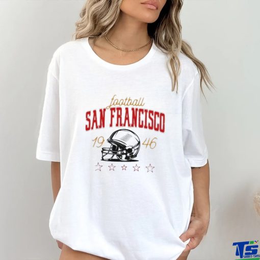 San Francisco football 1946 helmet classic shirt
