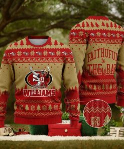 San Francisco – Trent Williams #71 Super Bowl LVII 2023 Faithful To The Bay Ugly Christmas Sweater