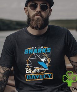 San Jose Sharks 24 Bayley Signature Shirt