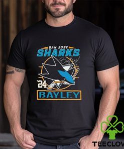 San Jose Sharks 24 Bayley Signature Shirt