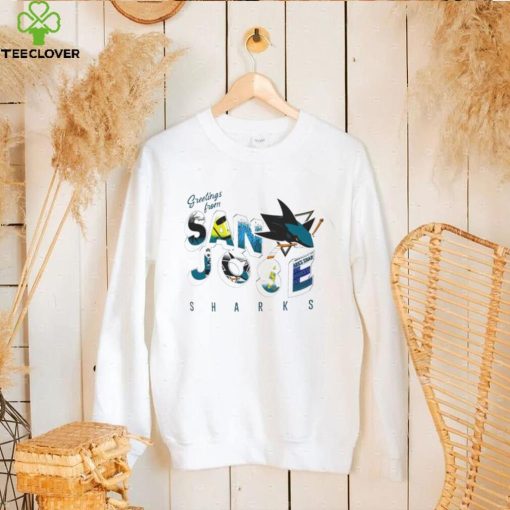 San Jose Sharks Erin Andrews greetings from muscle 2022 hoodie, sweater, longsleeve, shirt v-neck, t-shirt