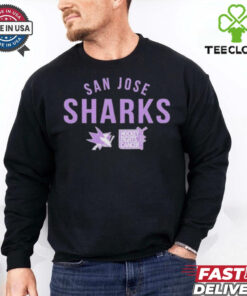San Jose Sharks Hockey Fights Cancer 2024 Shirt