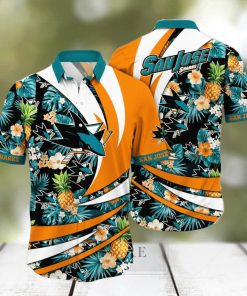 San Jose Sharks NHL Flower Hawaiian Shirt Style Gift For Men Women Fans