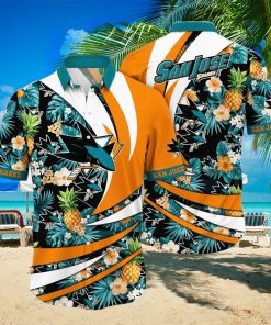 San Jose Sharks NHL Flower Hawaiian Shirt Style Gift For Men Women Fans