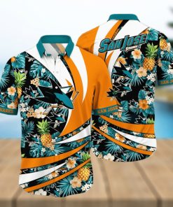 San Jose Sharks NHL Flower Hawaiian Shirt Style Gift For Men Women Fans