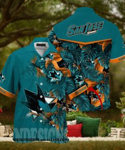 San Jose Sharks NHL Summer All Over Print Hawaiian Shirt