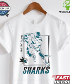 San Jose Sharks Starter Player Grid Hockey Shirt featuring a dynamic design that highlights the team’s key players and their iconic grid layout. Show your support for the Sharks with this stylish, fan-favorite hockey apparel.