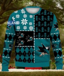 San Jose Sharks Ugly Sweater Christmas
