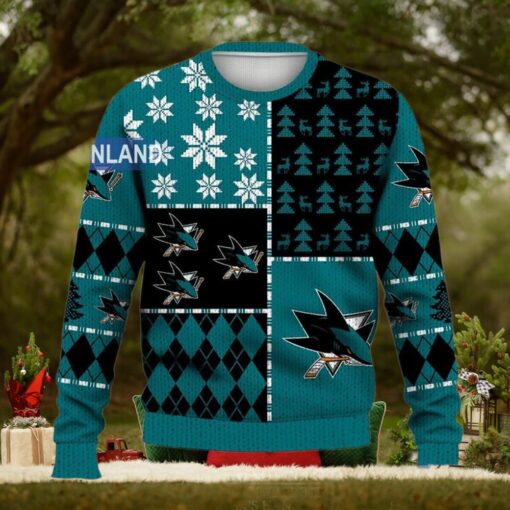San Jose Sharks Ugly Sweater Christmas