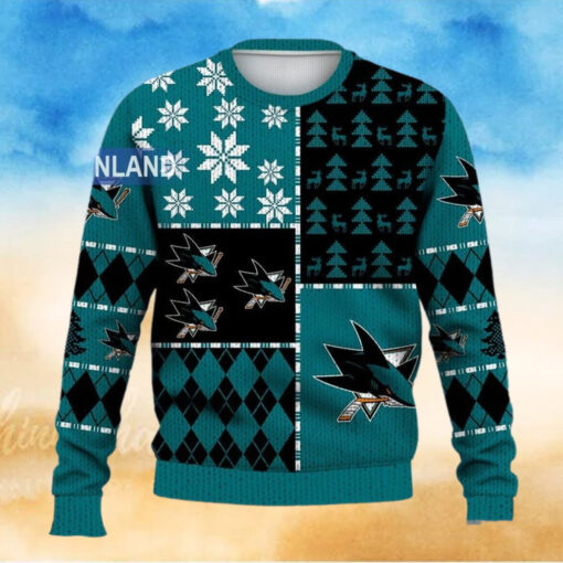 San Jose Sharks Ugly Sweater Christmas