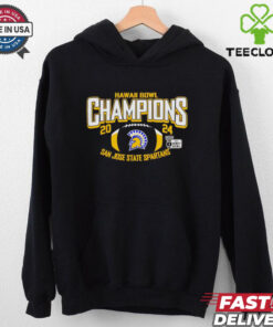 San Jose State Spartans 2024 Hawaii Bowl Champions game shirt