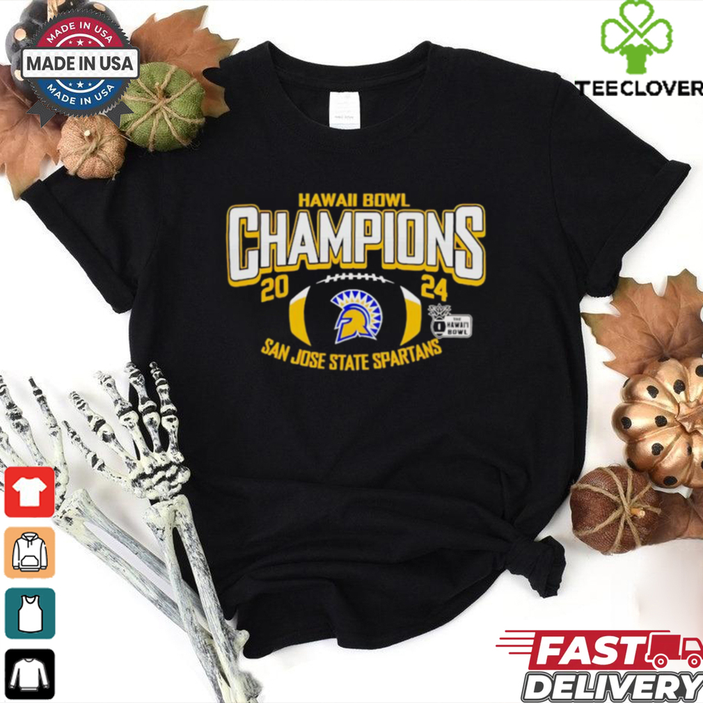 San Jose State Spartans 2024 Hawaii Bowl Champions game shirt San Jose State Spartans 2024 Hawaii Bowl Champions game shirt