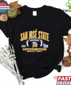 San Jose State Spartans Football 2024 Hawai’i Bowl Bound  2D T shirt