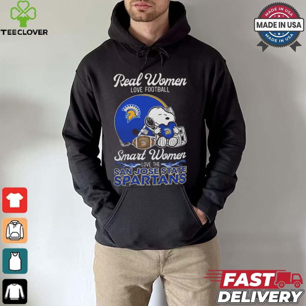 San José State Spartans x Snoopy Real Women Love Football Smart Women Hetmet 2024 Shirt San José State Spartans x Snoopy Real Women Love Football Smart Women Hetmet 2024 Shirt