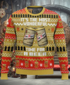 San Miguel UK beer Ugly Christmas Sweater – Fun Holiday Beer Lover Sweater