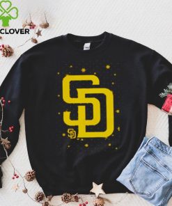 San diego padres sparkle logo Christmas shirt