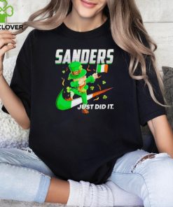 Sanders Leprechaun dabbing just did it shirt