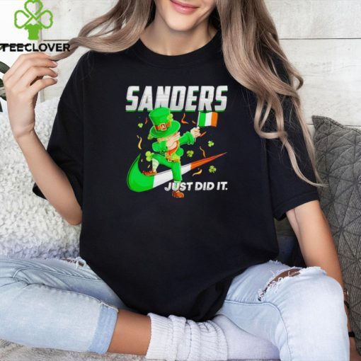 Sanders Leprechaun dabbing just did it hoodie, sweater, longsleeve, shirt v-neck, t-shirt