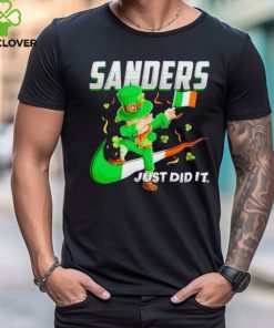 Sanders Leprechaun dabbing just did it hoodie, sweater, longsleeve, shirt v-neck, t-shirt